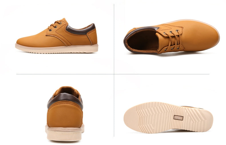 Chaussures Oxford décontractées pour hommes en cuir véritable - Walker